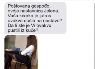 Učiteljica upozorila na neprimjerenu odjeću učenice, ali reakcija oca sve je promijenila