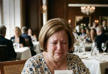 Ostavili su moju mamu s računom — ali su na kraju oni platili